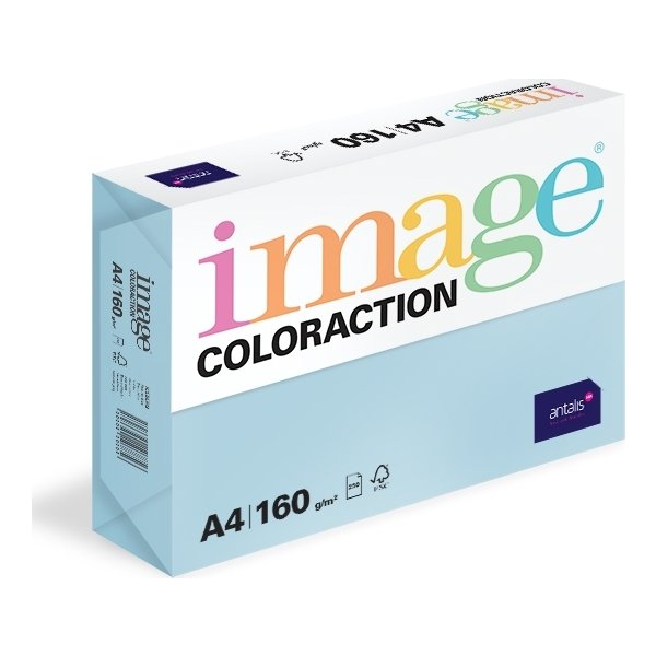 Image Coloraction A4, 160g, 250ark, oceanblå