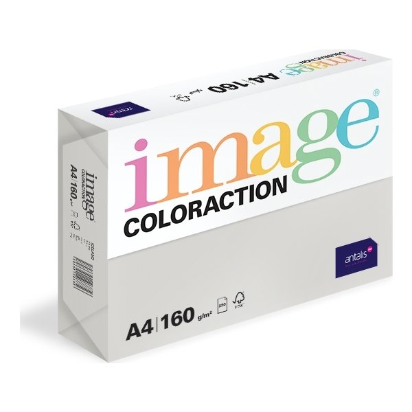 Image Coloraction A4, 160g, 250ark, lysegrå