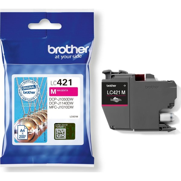 Brother LC421M bläckpatron, magenta
