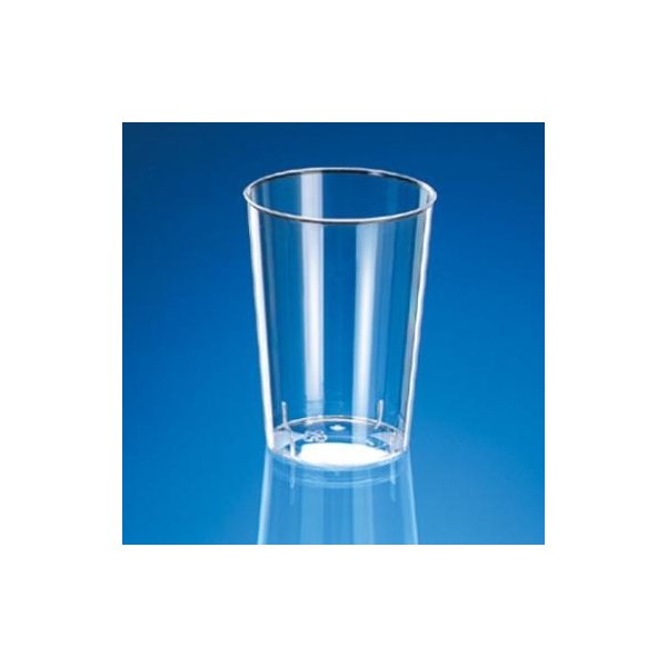 Plastglas klar, H 6 cm, 7 cl, 45 st