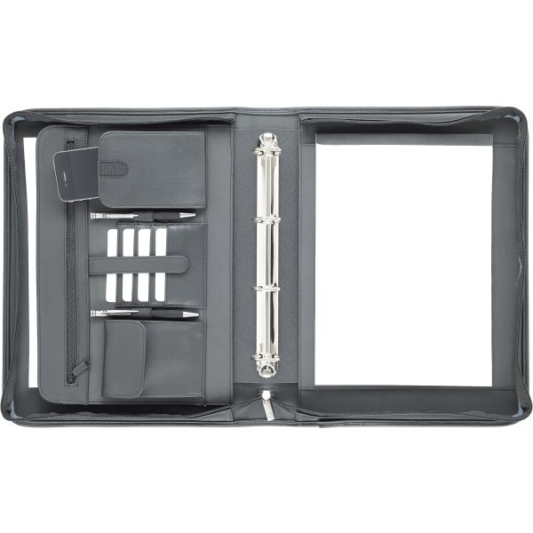 EuroStyle dokumentmapp, A4, svart, med handtag