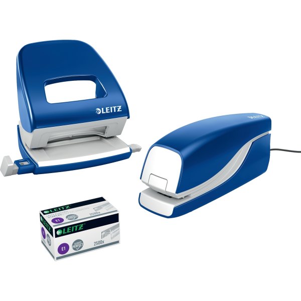 Leitz Elhäftare 5532, 10 Ark Blå