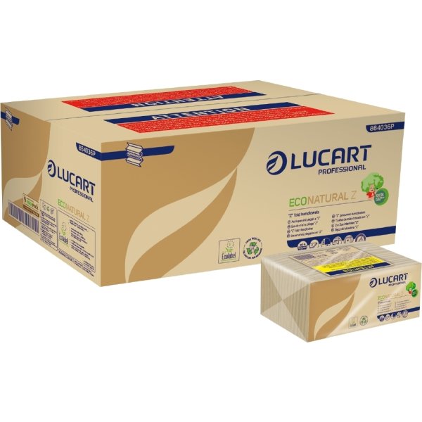 Lucart T3 pappershanddukar | 2-lagers | Returfiber