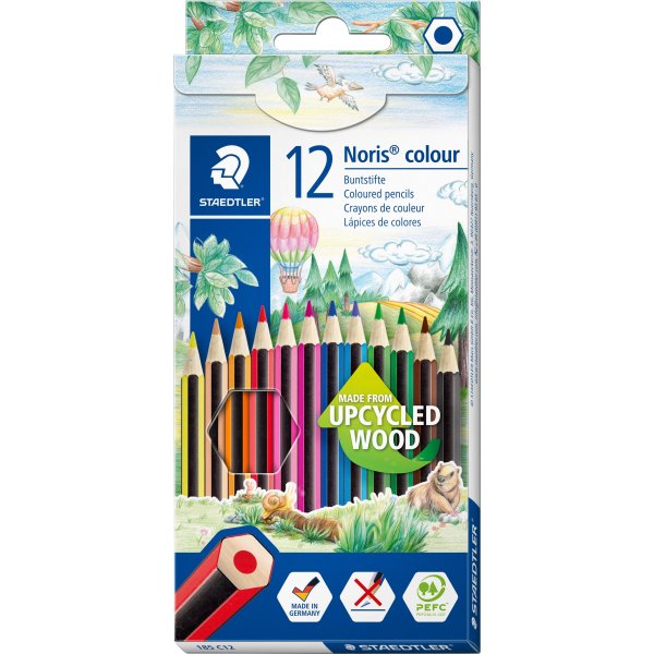 Staedtler Noris Color 185 Färgpennor, 12 st.