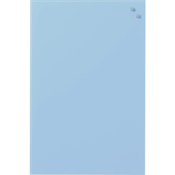 NAGA magnetisk glastavla 40x60 cm, ljusblå