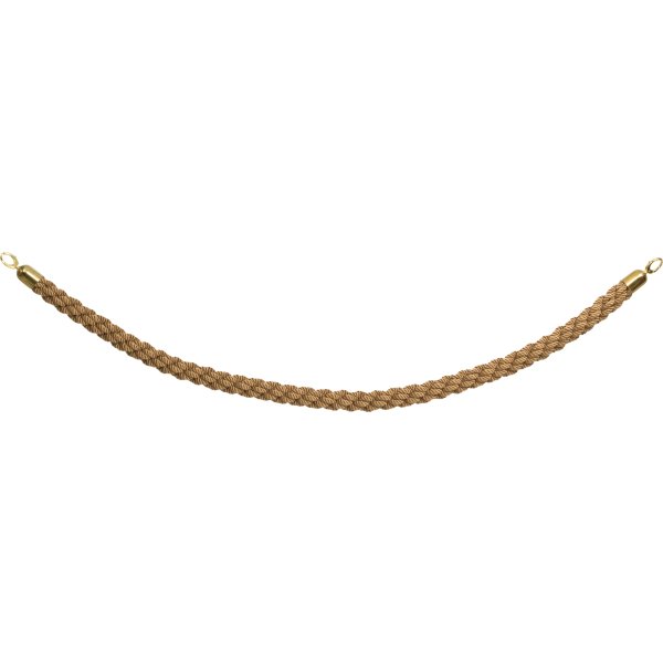 Rep för avspärrningsstolpe i guld Brons