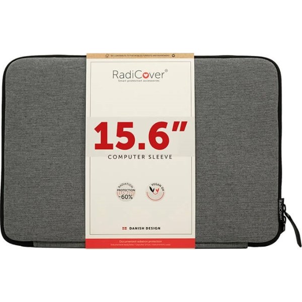 RadiCover strålbeskyddande fodral, 15,6", grå