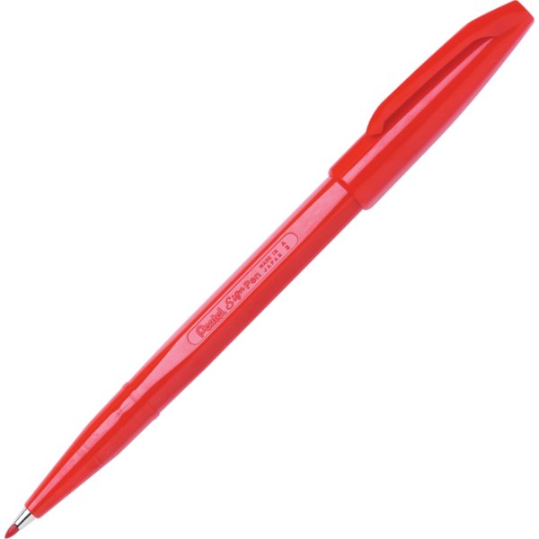 Pentel S520 Sign Pen Röd