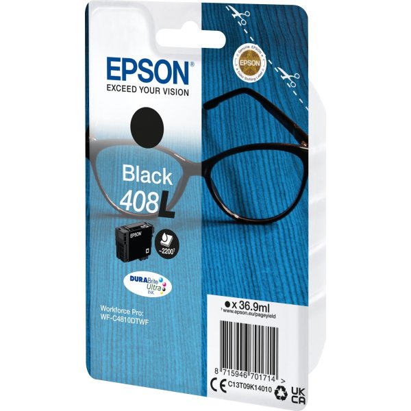 Epson 408L bläckpatron | svart