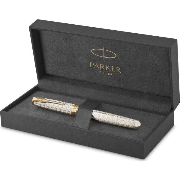 Parker Sonnet Silver Mistral GT Reservoarpenna | F