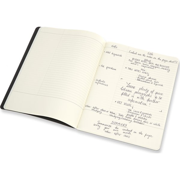 Moleskine Cahier anteckningsbok | A4 | Svart/Brun