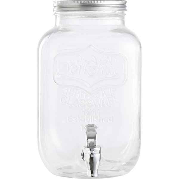 Glasbehållare med tappkran | 4 liter