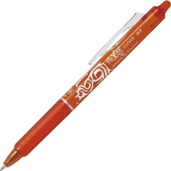 Pilot FriXion Clicker penna, 0,7 mm, orange