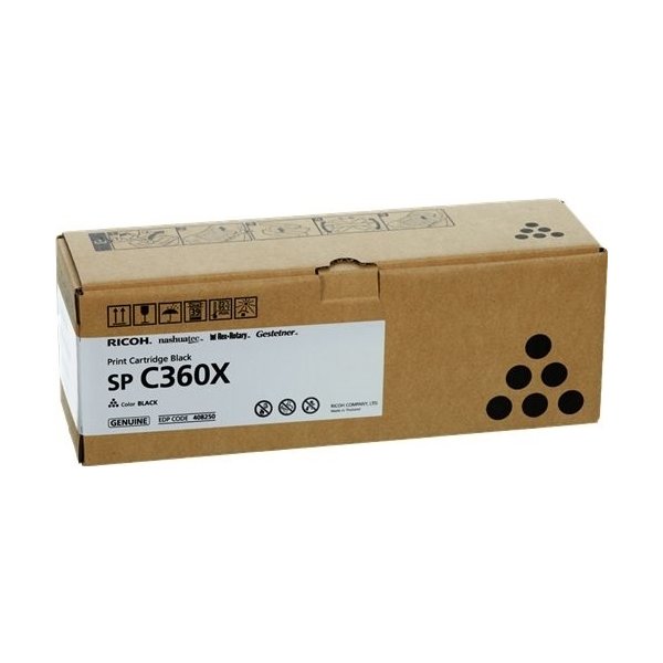 Richo C360X Lasertoner, svart, 10.000s