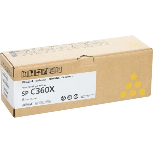 Richo C360X Lasertoner, gul, 9.000s