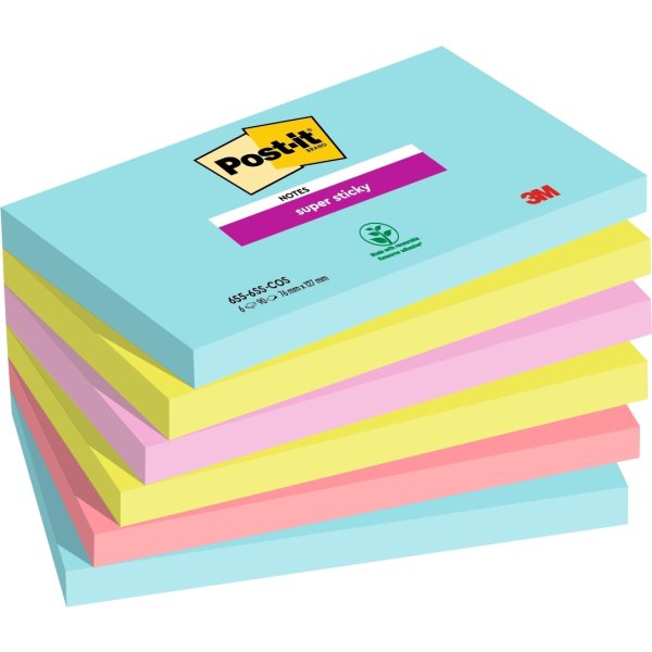 Post-it Super Sticky Notes | Cosmic | 76x127 mm
