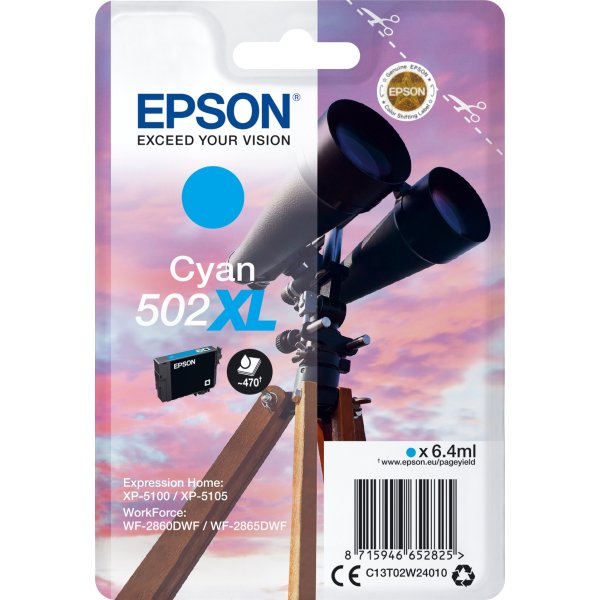 Epson 502XL bläckpatron | cyan
