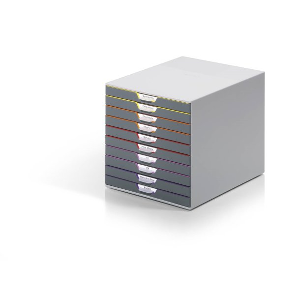 Durable Varicolor förvaringsbox med 10 lådor