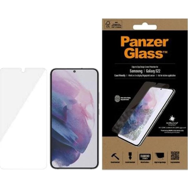 PanzerGlass Samsung Galaxy S22 (CF) | svart