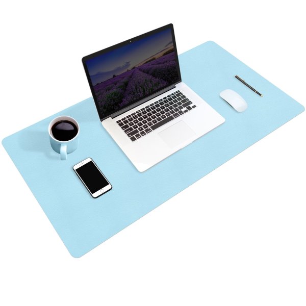 Kozo skrivbordsunderlägg | 90x43 cm | Ljusblå/rosa