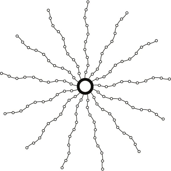 Knirke Julgransslinga 194 LED  L150 cm Vit