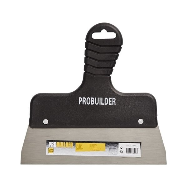 Probuilder spackelspade, 200 mm, rostfritt stål