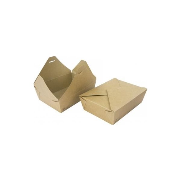 Take away-låda | Brun | 19 5 x140 x 63 mm | 50 st.