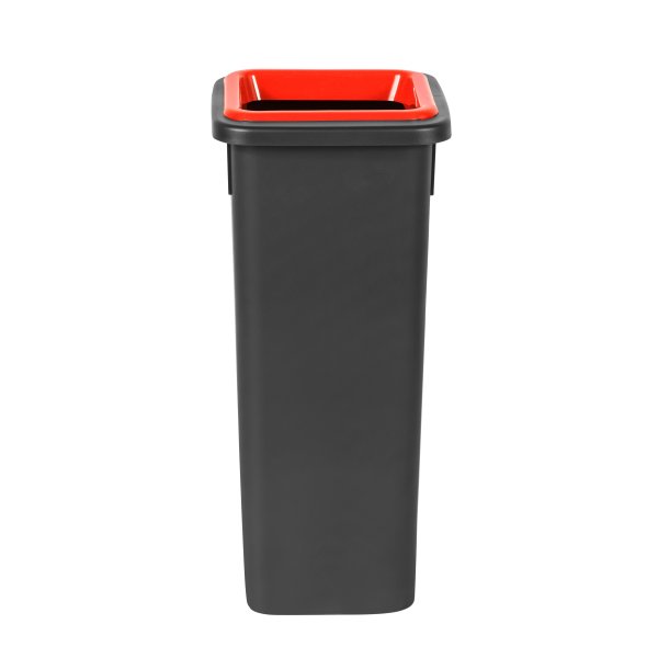 Style Avfallsbehållare för sortering | Röd | 20 l