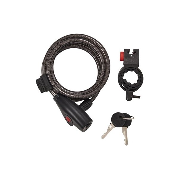 Rawlink spirallås, 8x1500 mm, svart