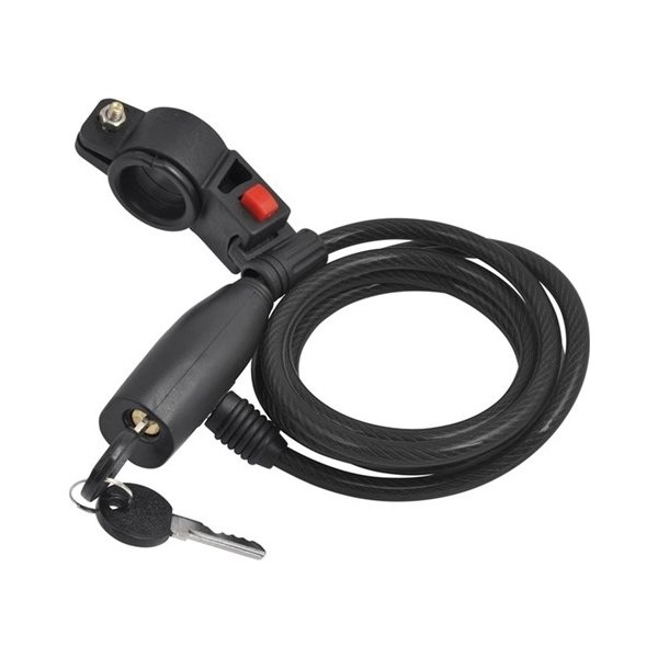 Rawlink spirallås, 8x1500 mm, svart