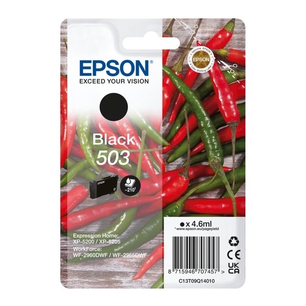 Epson T503 Bläckpatron, svart