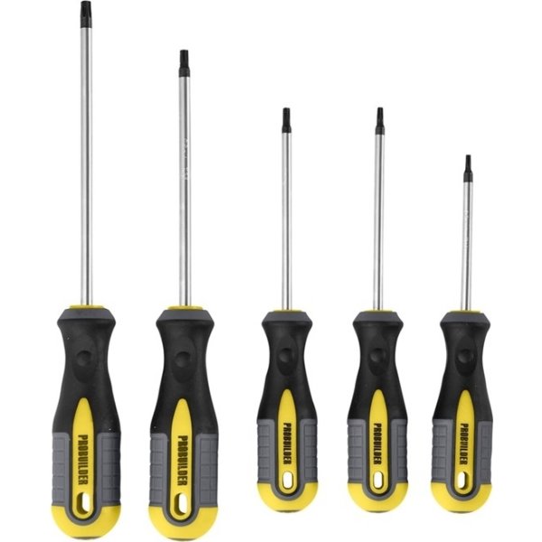 Probuilder skruvmejselsats Torx, 5 delar