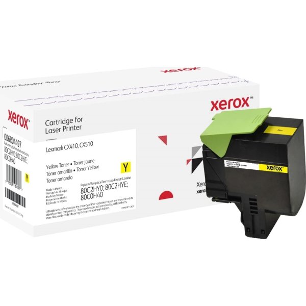 Xerox Everyday lasertoner | Lexmark 80C2HY0 | Gul