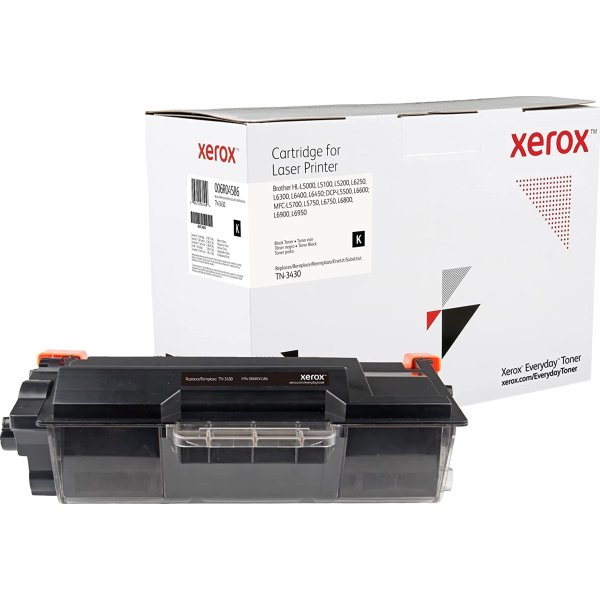 Xerox Everyday lasertoner, Brother TN-3430 - svart
