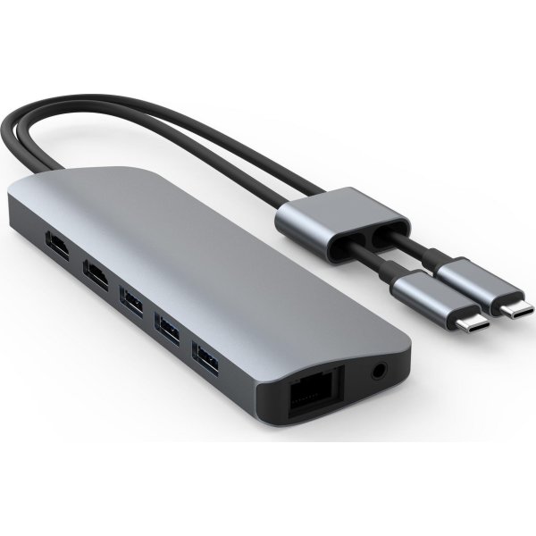 Hyper Viper 10-i-2 USB-C Hub | Grå
