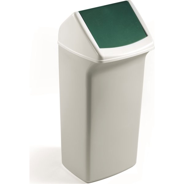Durabin vipplock för avfallshink | 40 liter | Grön