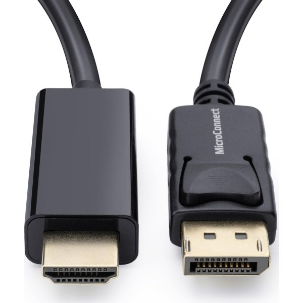 MicroConnect DisplayPort 1.2 HDMI-kabel | 0,5 m