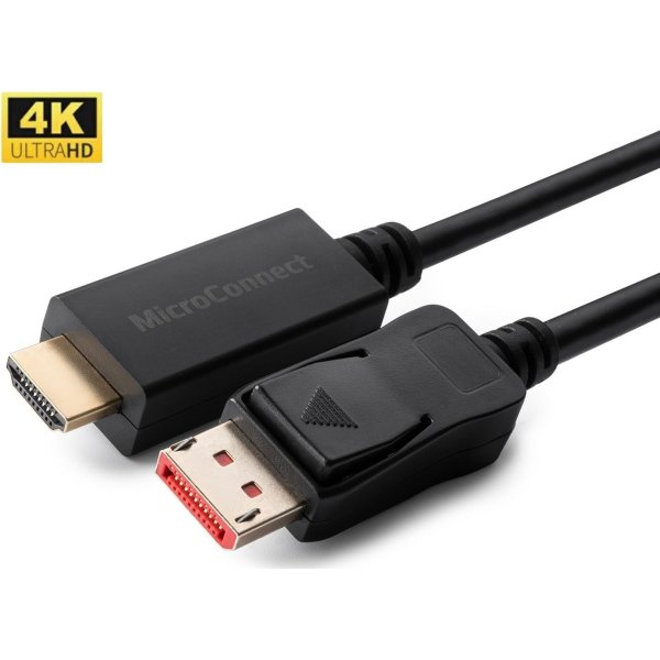 MicroConnect 4K DisplayPort 1.4 HDMI-kabel | 2 m