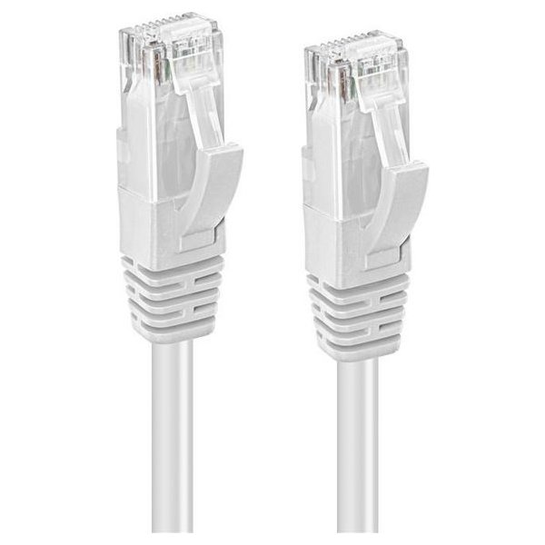 MicroConnect CAT6 UTP-nätverkskabel | 0,5 m | Vit