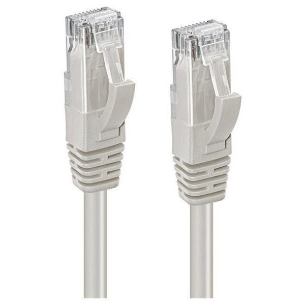 MicroConnect CAT6 UTP-nätverkskabel | 0,5 m | Grå