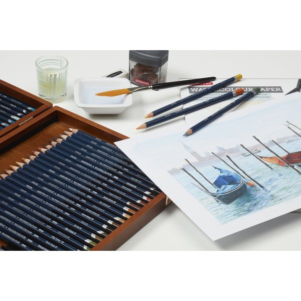 Derwent Watercolour Färgblyertspennor | 12 färger