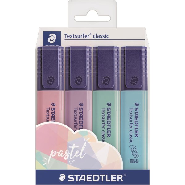 Staedtler Highlighter | Pastell | 4 färger