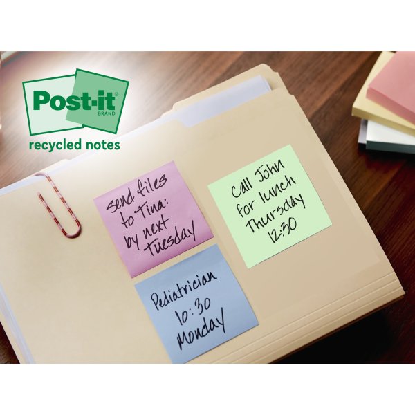 Post-it Super Sticky Notes | Rec. | Mix | 47x47 mm