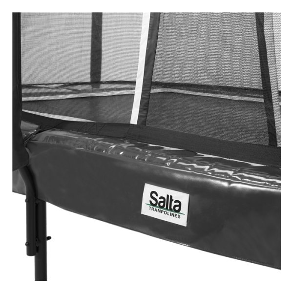 Salta trampolin med stege & skyddsnät | 366x214 cm