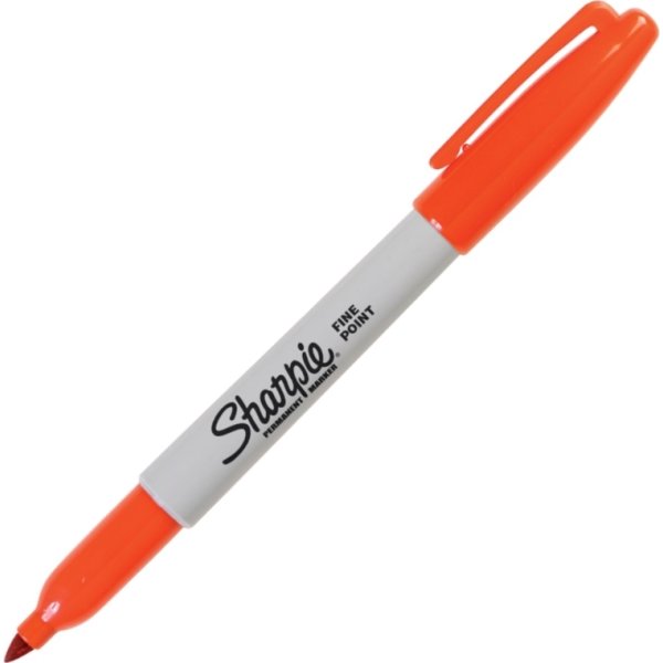 Sharpie Permanent Marker | Fine Point | Orange