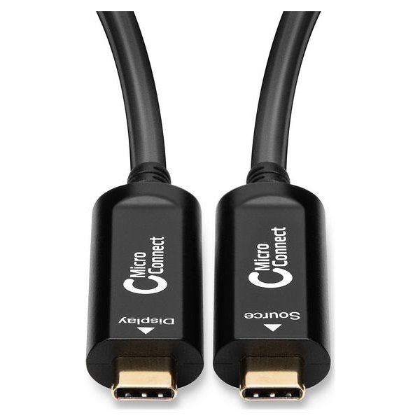 MicroConnect Premium Optic Fiber Video USB-C-kabel