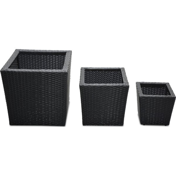 OUTDOOR blomkruka - Set om 3 st.