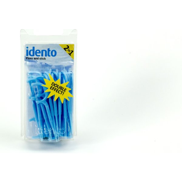 Idento Floss & Stick, Engångstandtråd , 40 st.