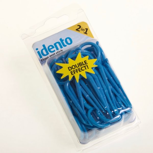 Idento Floss & Stick, Engångstandtråd , 40 st.