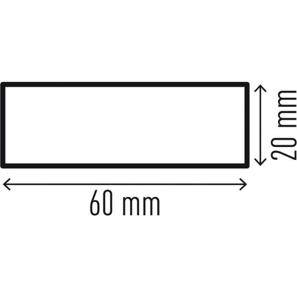Durable väggskydd S20, gul/svart